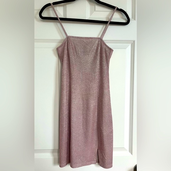 H&M | Dresses | Sparkly Pink Dress | Poshmark